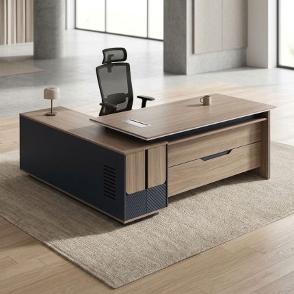 # 2M Executive Office Desk The **2M Executive Office Desk** is a spacious and professional workstation designed for executive offices, management spaces, and modern corporate environments. Its generous 2-meter desktop provides ample room for a computer, monitor, documents, stationery, and other essential office equipment. The desk combines a professional appearance with practical workspace, making it suitable for directors, managers, business owners, and professionals who need an organized and comfortable work area. This executive office desk provides enough surface space for handling daily administrative and managerial tasks with ease. Its wide desktop allows you to arrange office equipment neatly while keeping important documents within easy reach. In addition, the spacious design creates a comfortable working environment for meetings, paperwork, computer work, and other office activities. The professional structure also complements contemporary office interiors and executive workspaces. The **2M Executive Office Desk** is designed for regular office use and offers a dependable solution for busy professionals. Its substantial size makes it particularly useful where generous workspace is required without compromising the professional appearance of the office. Furthermore, the desk can be paired with executive office chairs, credenzas, filing cabinets, bookshelves, and other storage furniture to create a complete executive office setup. ### Key Features * Spacious 2-meter executive desktop * Professional executive office design * Generous workspace for daily tasks * Suitable for computers and office equipment * Strong and stable construction * Modern professional appearance * Ideal for managers and executives * Suitable for corporate and private offices * Easy to coordinate with executive furniture * Practical design for everyday office use The **2M Executive Office Desk** is a practical choice for businesses and professionals looking to create a well-organized executive workspace. Its spacious working area supports productivity while its professional design enhances the overall appearance of the office. Whether you are furnishing a new executive office or upgrading an existing workspace, this desk offers the space and functionality needed for modern business operations. It is suitable for offices, institutions, and businesses in Nairobi and across Kenya.