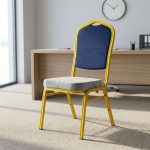 Blue Banquet Chair