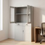 Half Glass Office Filing Cabinet - Image 11