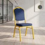 Blue Banquet Chair